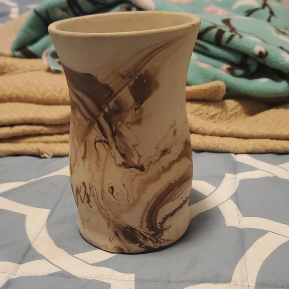 Other - Marbled Ceramic Vase